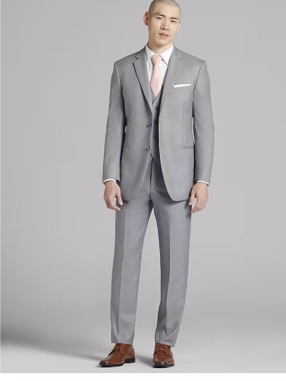 Light Gray Two-Piece Suit -Sz 34